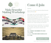 Mala Bracelet Making Workshop