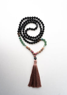  I Am Blessed Mala Necklace, Mala beads, Mala necklace, meditation beads, meditation tools, 108, 108 beads, prayer beads, japa Mala, beaded jewelry, gemstone beads
