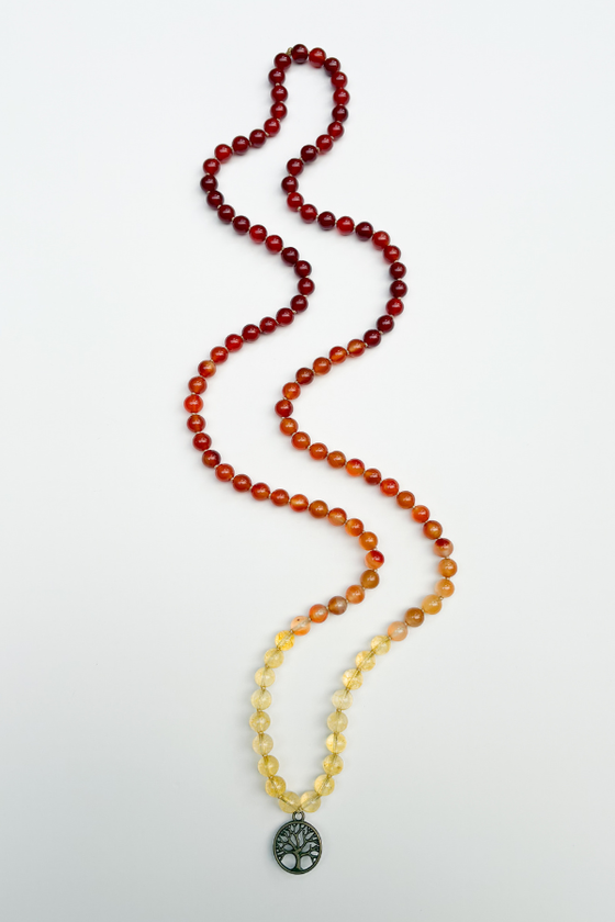 I Am Optimistic Mala Necklace