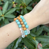 I Am Intentional Mala Bracelet Stack