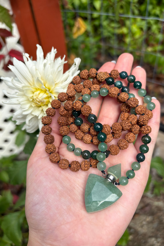 I Am Connected To My Heart Mala Necklace