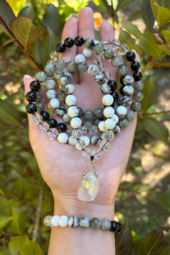 I Am Light In The Dark Mala Necklace