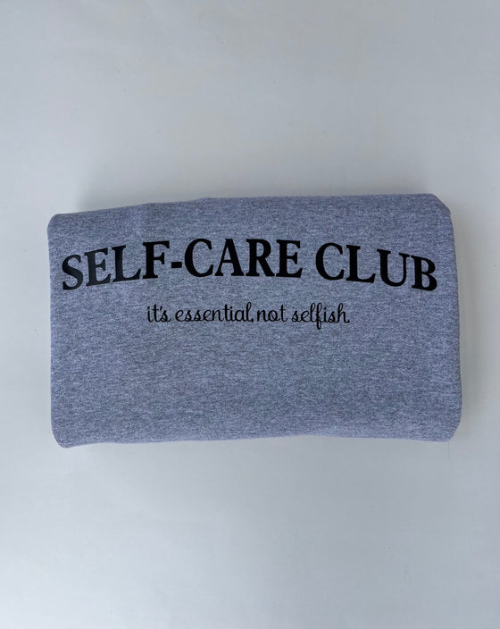 Clothing, hand made clothing, blessed boutique, self-care clothing, blessed, iam blessed, i am blessed clothing, crewneck, self-care club, self-care club crewneck
