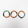 I Am Alive Mala Bracelet Stack