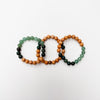 I Am Alive Mala Bracelet Stack