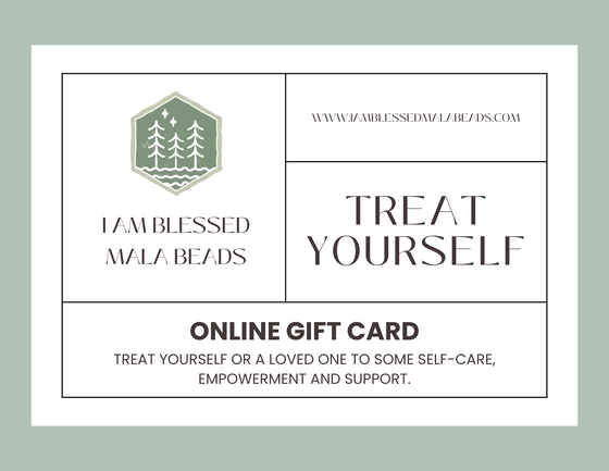 I Am Blessed Mala Beads Gift Card